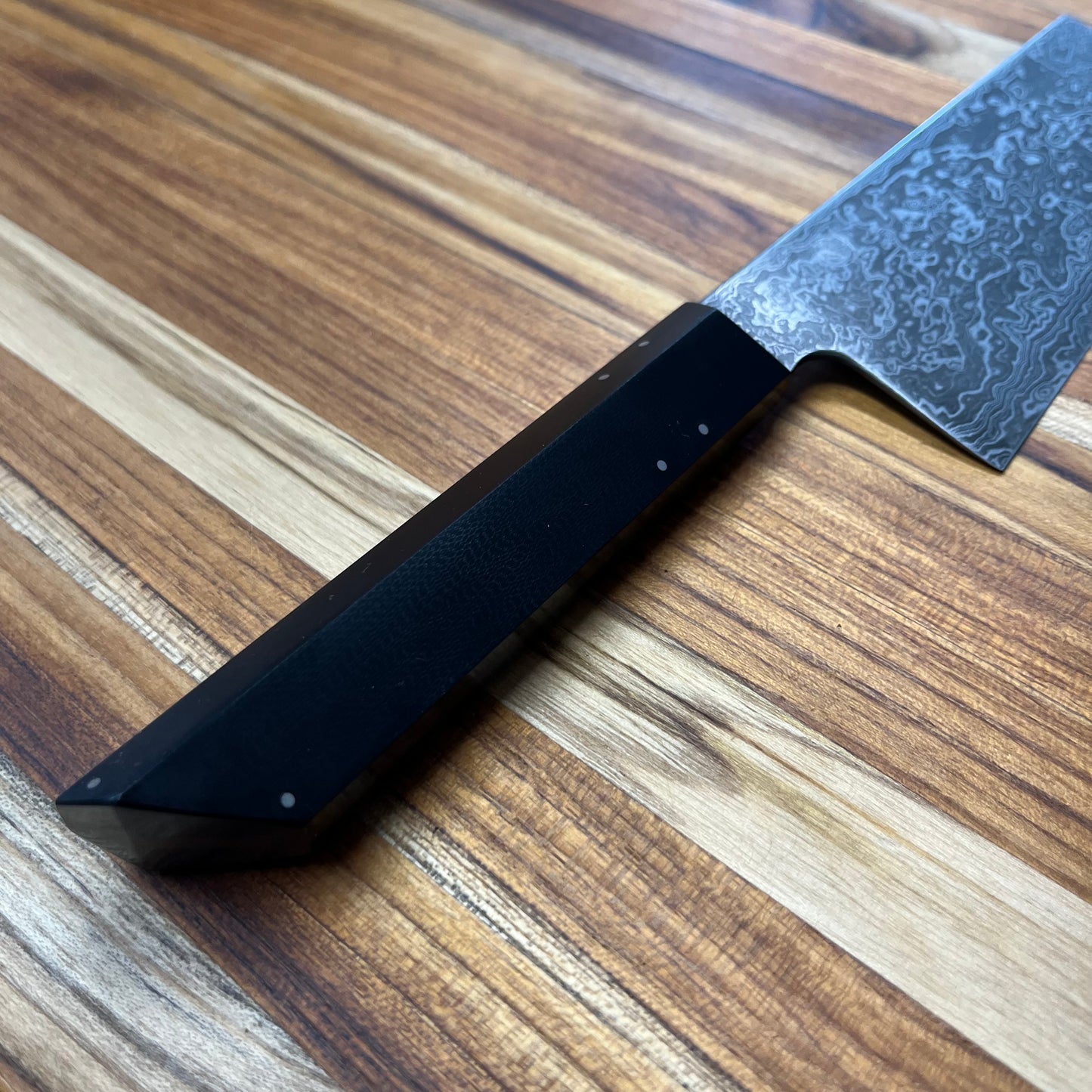 Enceladus 140mm (5.5") Nakiri w/ Walnut Burl & G10 Handle