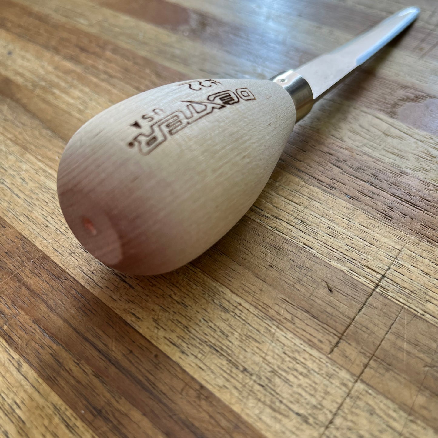 *DISCONTINUED* Dexter 4" Oyster Knife Boston Style w/ Wood Handle