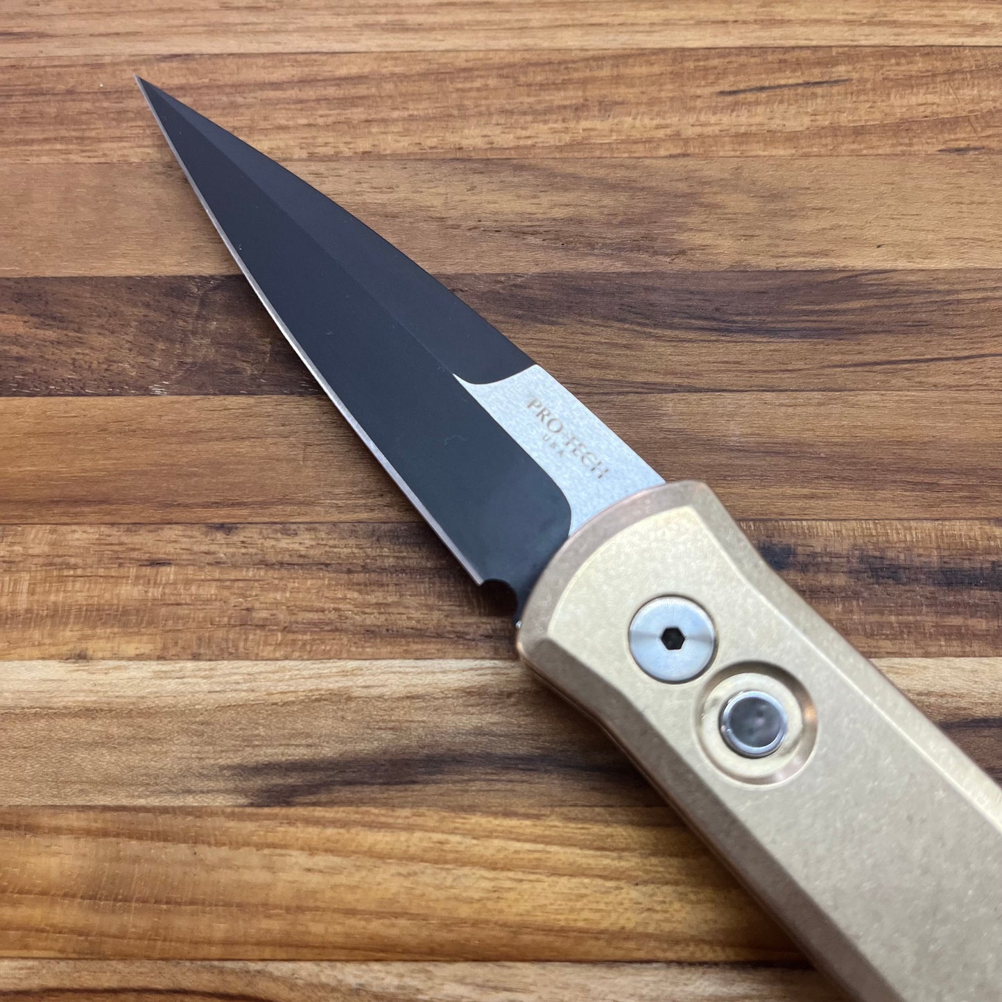Pro-Tech Godson 3.25" Auto w/ AlBronze Handle