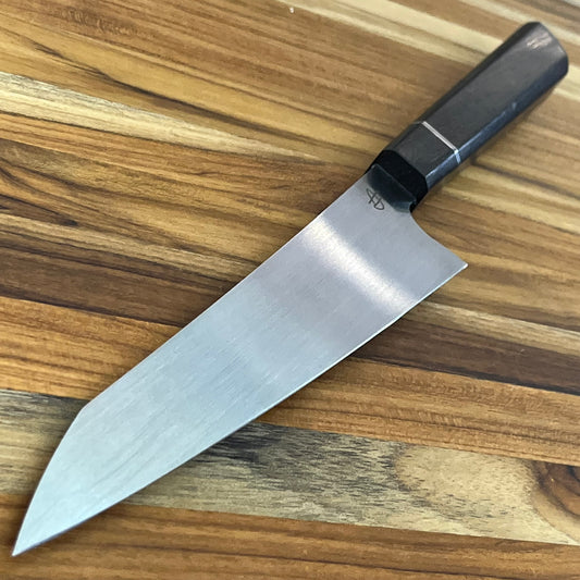 Alfredo Faccipieri 175mm (7") Gyuto w/ 5,000 Year Old Black Bog Oak Handle