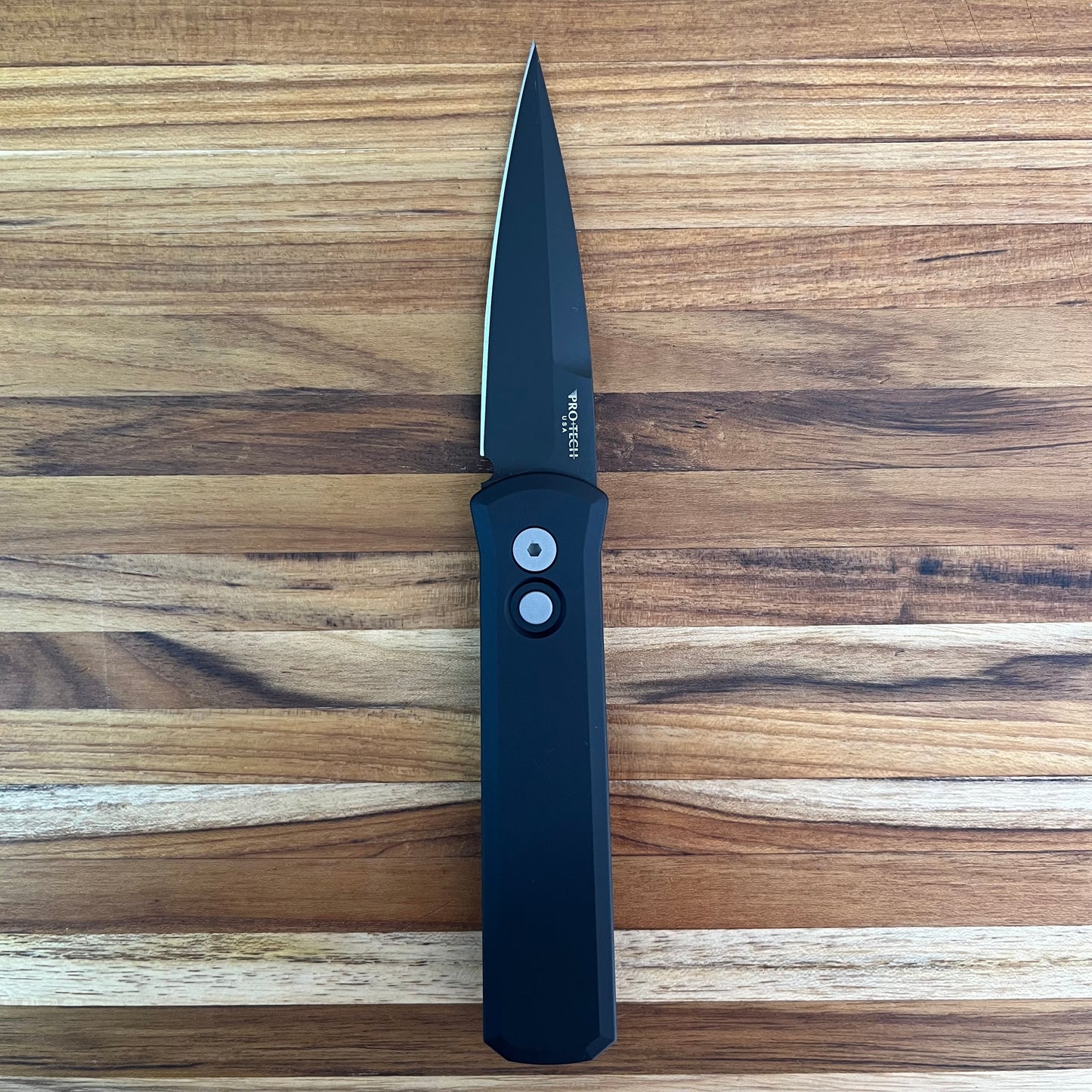 Pro-Tech Godson 3" Auto w/ Black Handle