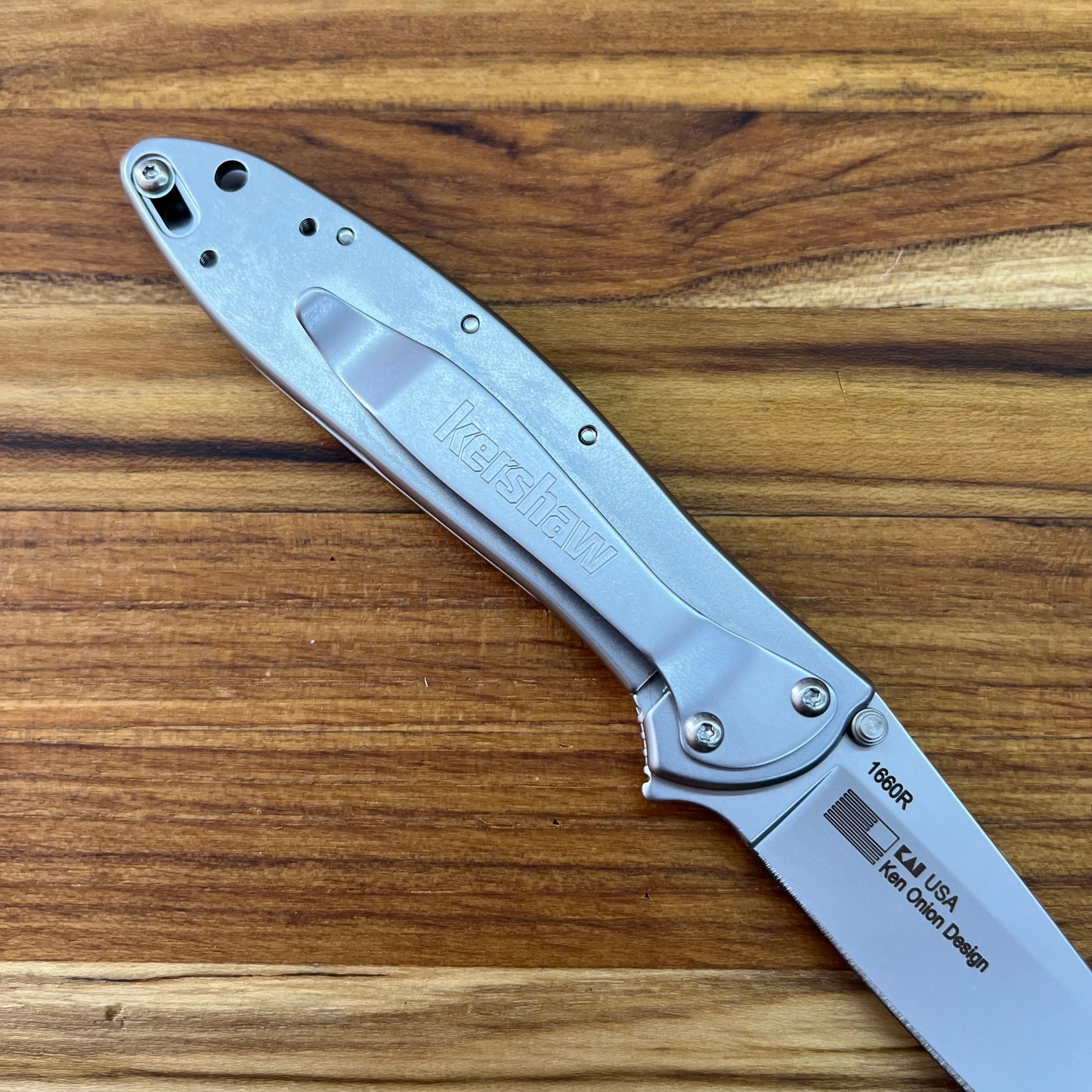 Kershaw Random Leek 3" Flipping Knife w/ Stainless Steel Handle