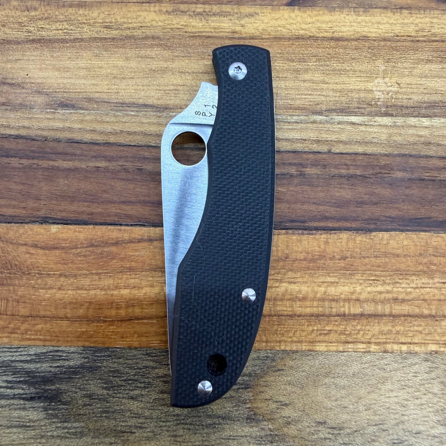 Spyderco Grasshopper 2" Folding Knife Black Handle