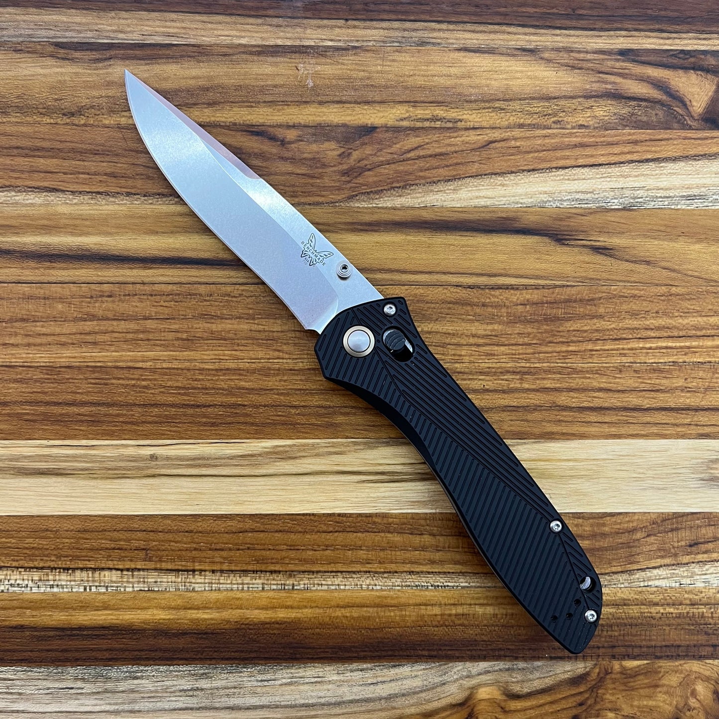 Benchmade Seven | Ten 4" Folding Knife w/ Black Aluminum Handle