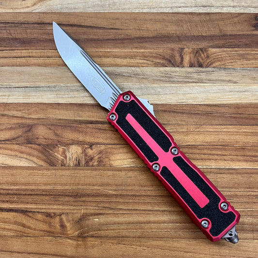 Microtech Gen III Scarab II 4" OTF w/ Red Handle