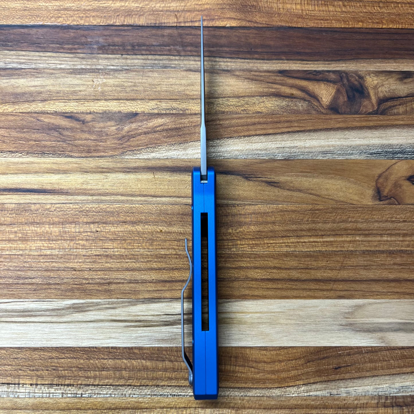 Pro-Tech Godson 3.15" Left-Handed Auto w/ Blue Aluminum Handle