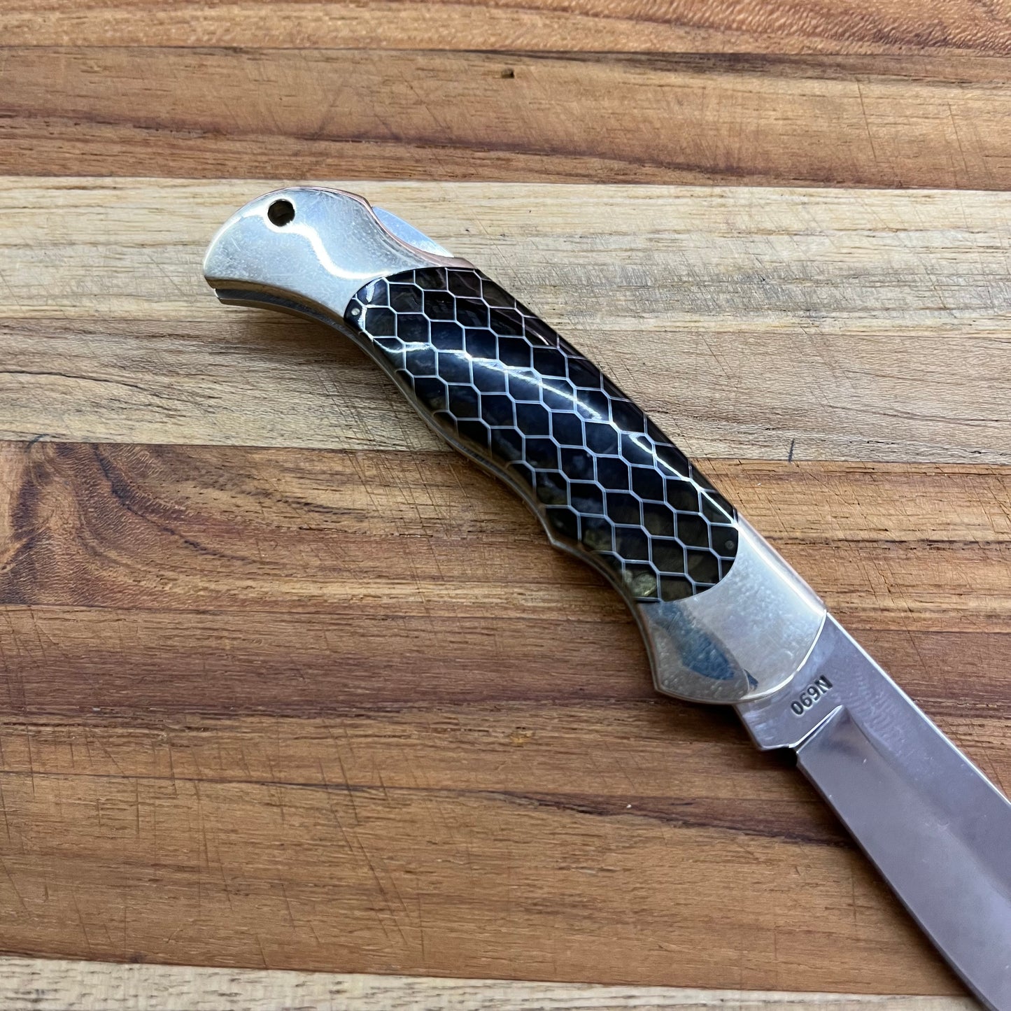 *DISCONTINUED* Boker Boyscout 3" Black Honeycomb