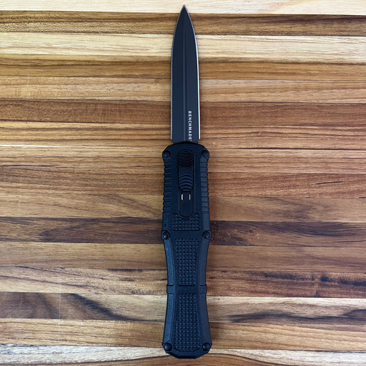 Benchmade Claymore 4" OTF All Black w/ Grivory Handle