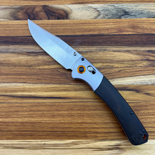 Benchmade Crooked River 4" Folding Knife w/ Dymondwood Handle