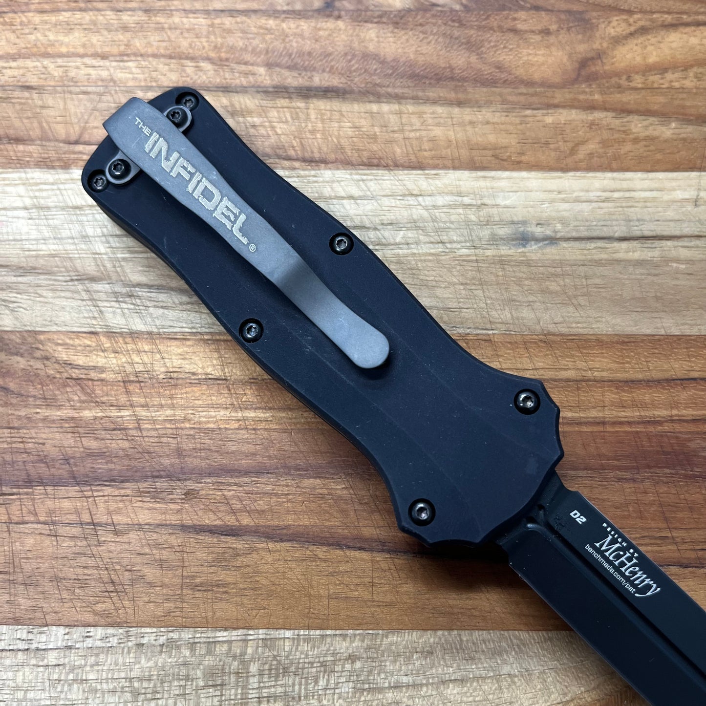 Benchmade Mini Infidel D/E 3.1" OTF w/ Black Handle
