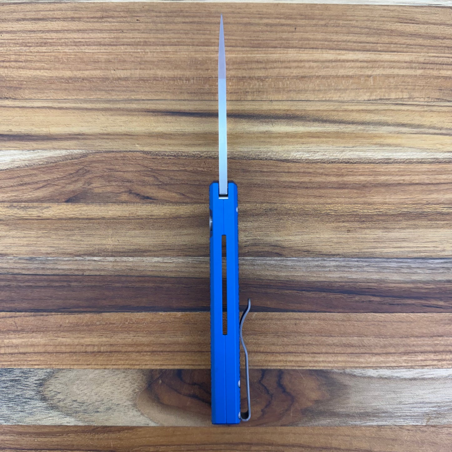 Pro-Tech Chavez Scapegoat Compact 3" Auto w/ MagnaMax & Blue Carbide Textured Aluminum Handle