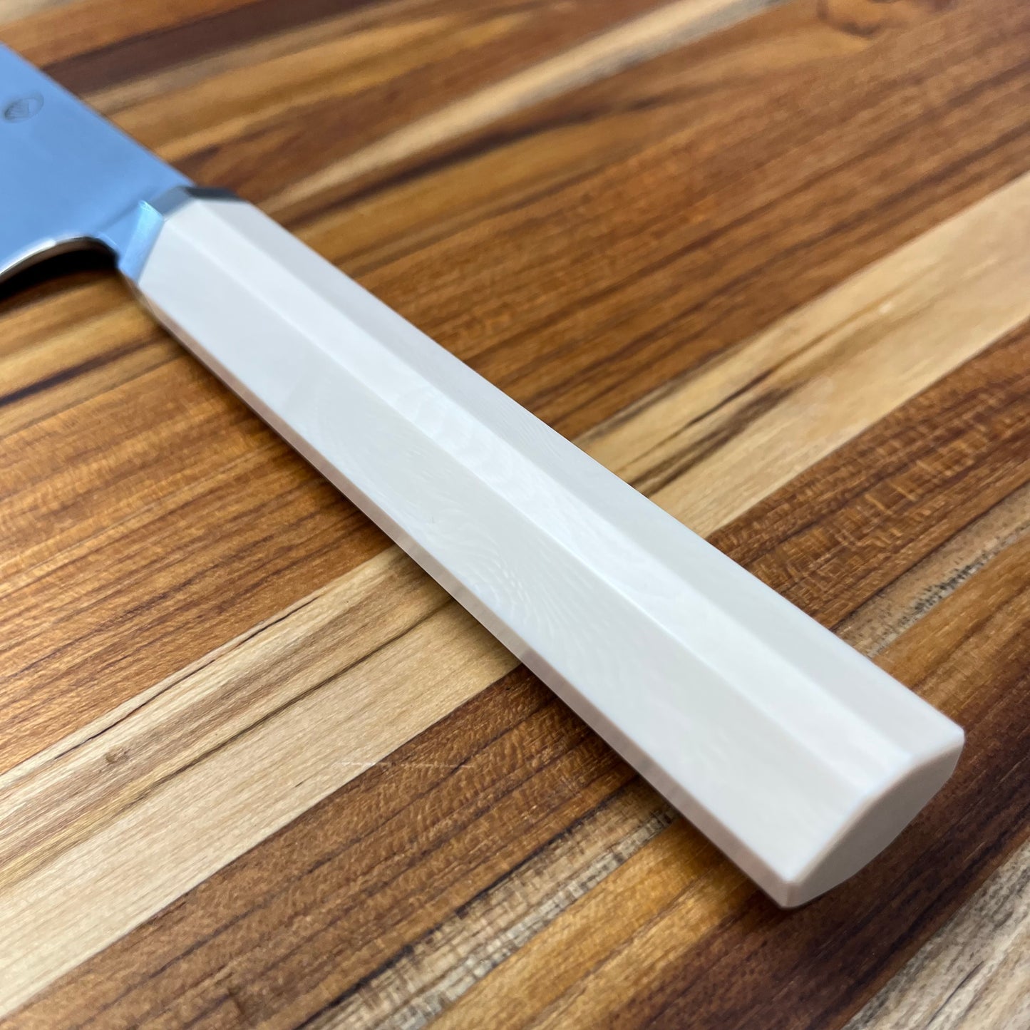 Enceladus 180mm (7") K-Tip Petty w/ Faux Ivory & Titanium Handle