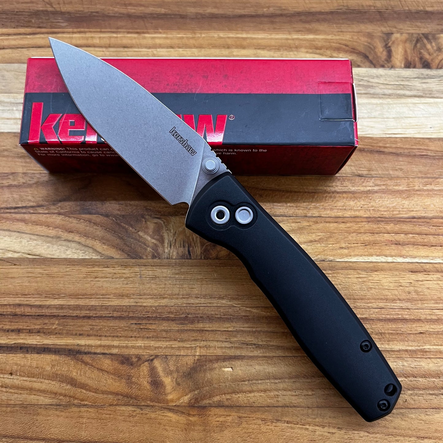Kershaw Kindred 3" Folding Knife w/ Black Aluminum Handle