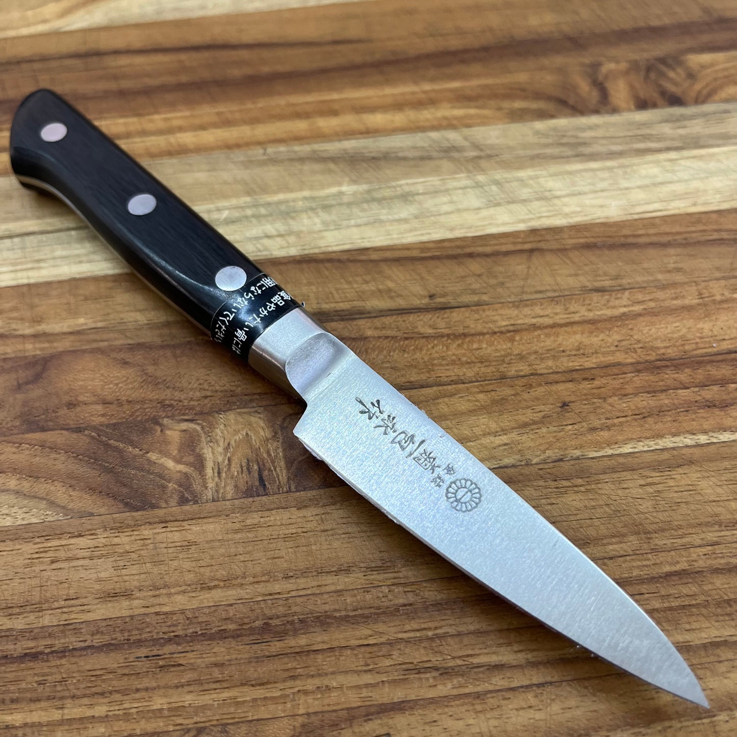 *DISCONTINUED* Kikuichi Molybdenum Stainless 80mm (3") Paring Knife