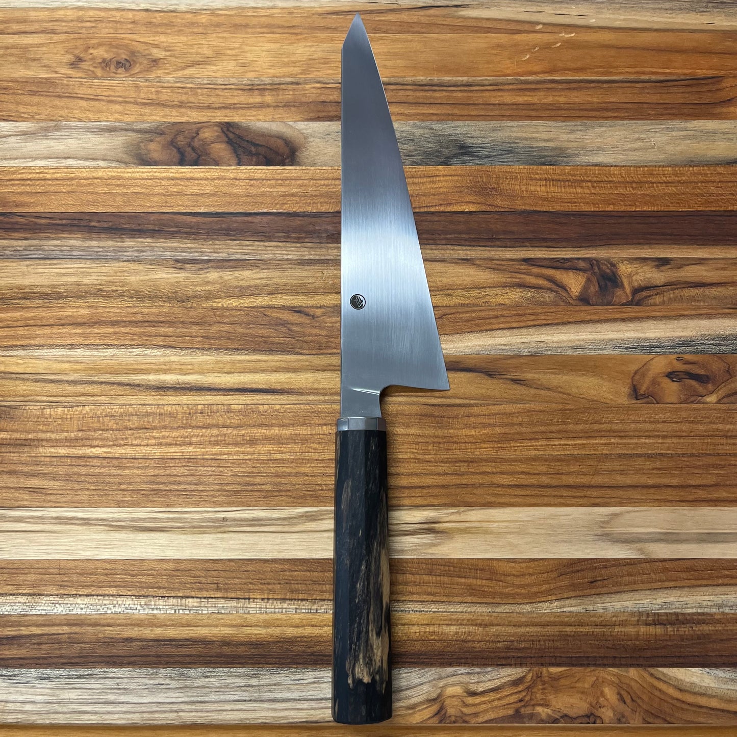 Enceladus 210mm (8.25") K-Tip Gyuto w/ Pale Moon Ebony & Titanium Handle