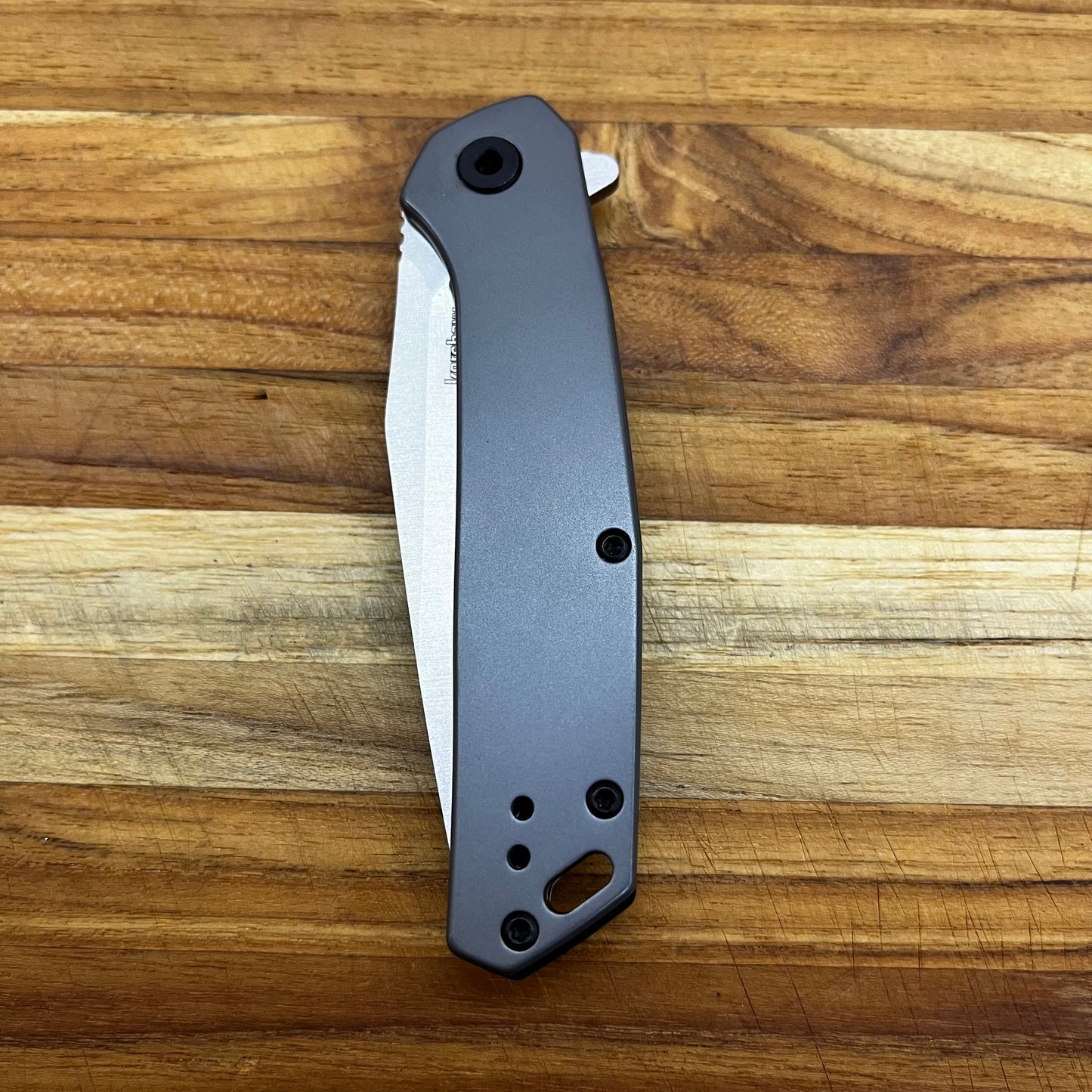 Kershaw Align 3" Flipping Knife w/ Grey PVD Stainless Handle