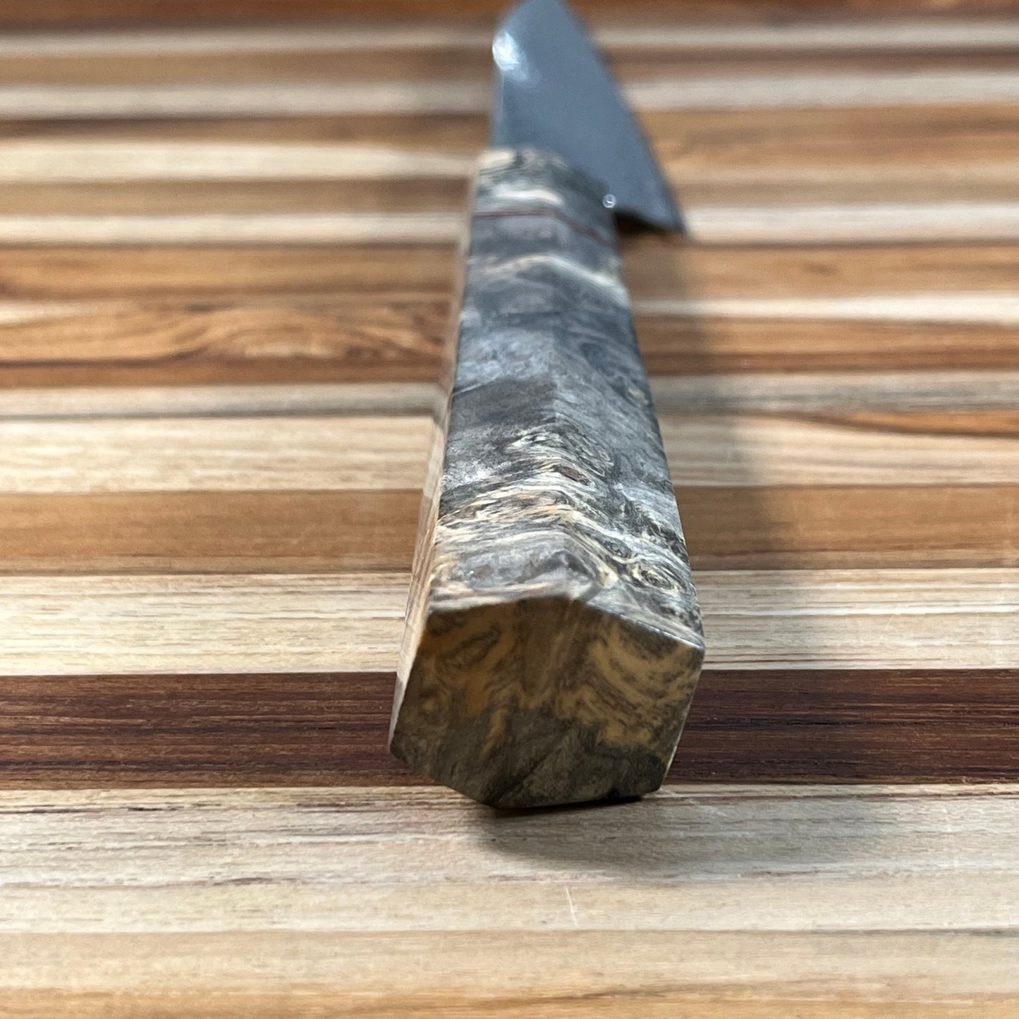 Alfredo Faccipieri Artisanal 6.5" Petty w/ Damasteel Svavner Damascus & Buckeye Handle