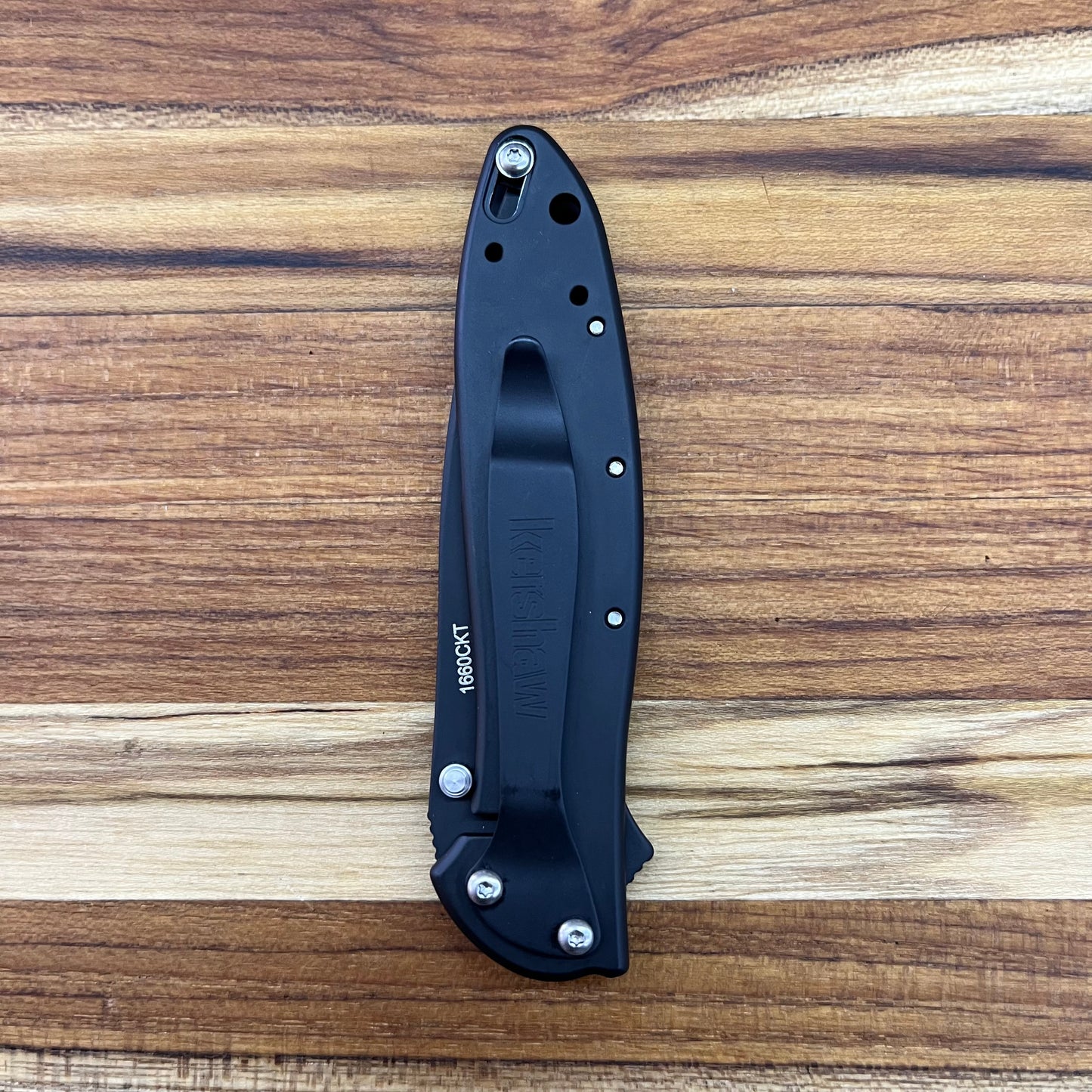 Kershaw Leek 3" Flipping Knife w/ Black Blade & Aluminum Handle
