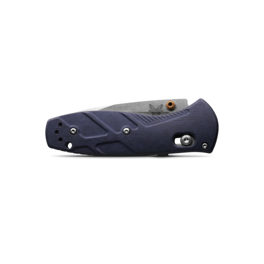 Benchmade Mini Barrage 3" Folding Knife w/ Blue Canyon Richlite Handle