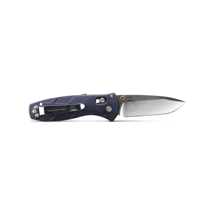 Benchmade Mini Barrage 3" Folding Knife w/ Blue Canyon Richlite Handle