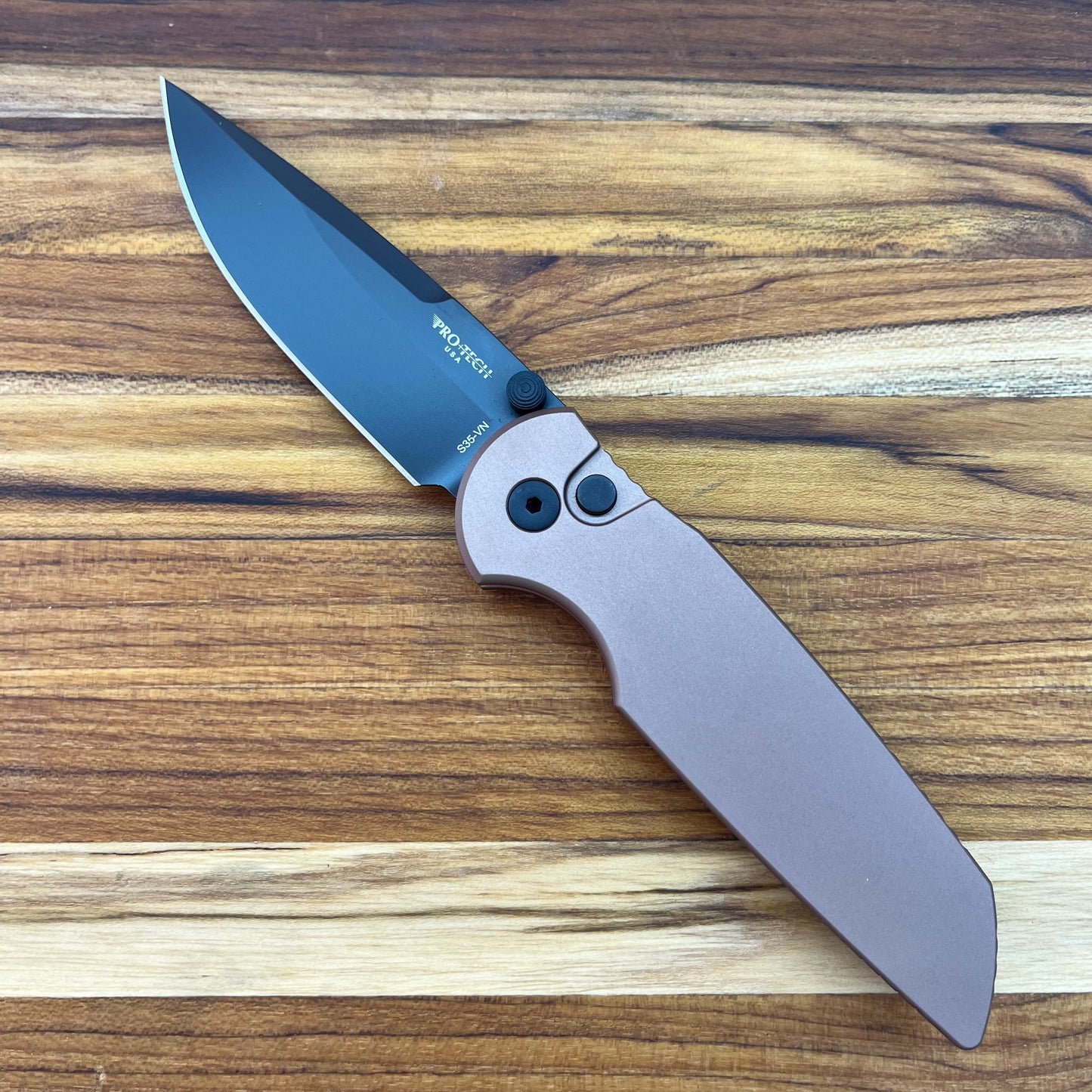 Pro-Tech TR-3 Integrity 3.5" Folding Knife w/ Solid FDE Aluminum Handle
