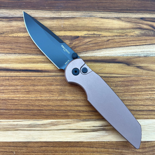 Pro-Tech TR-3 Integrity 3.5" Folding Knife w/ Solid FDE Aluminum Handle