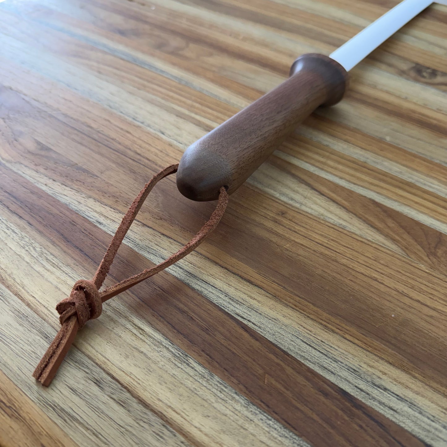 Cangshan Superfine Ceramic 10" Honing Rod w/ Black Walnut Handle