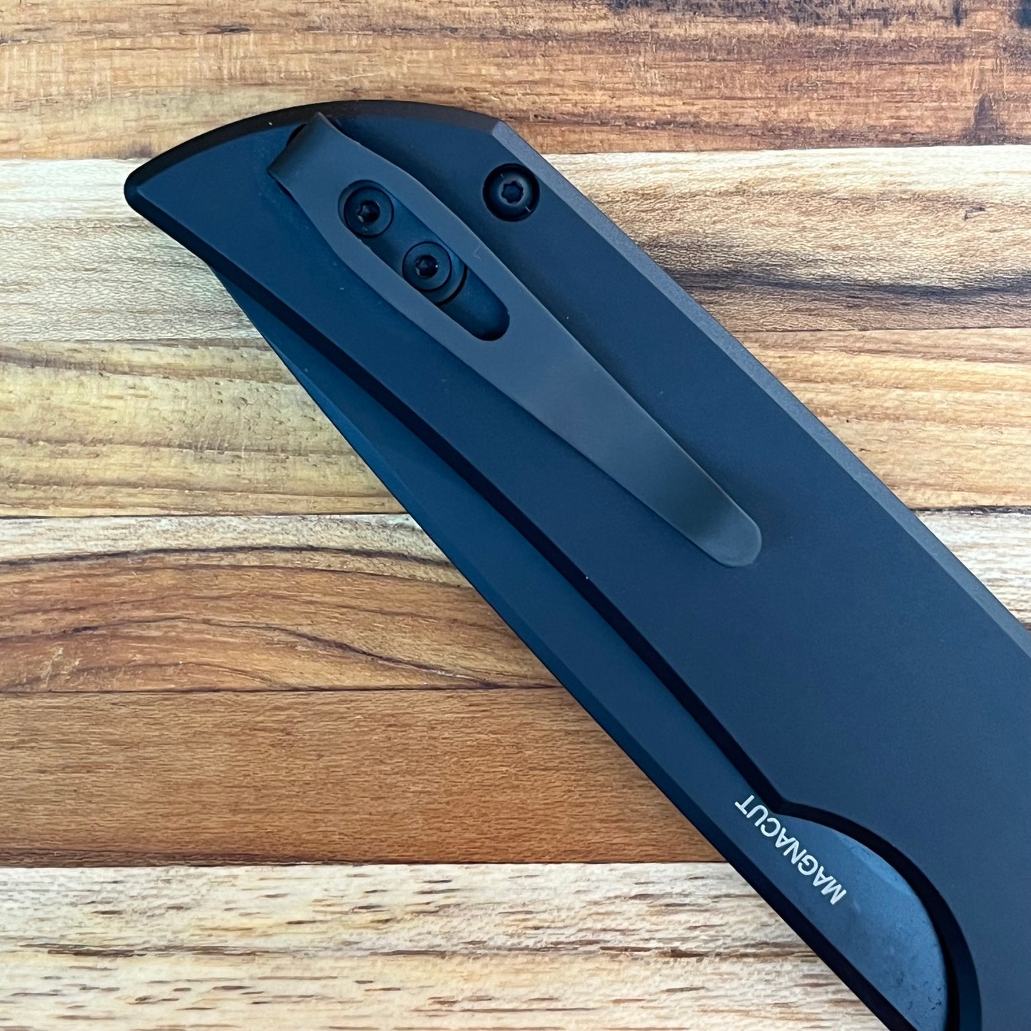 Pro-Tech Mordax 3.5" All Black Flipping Knife