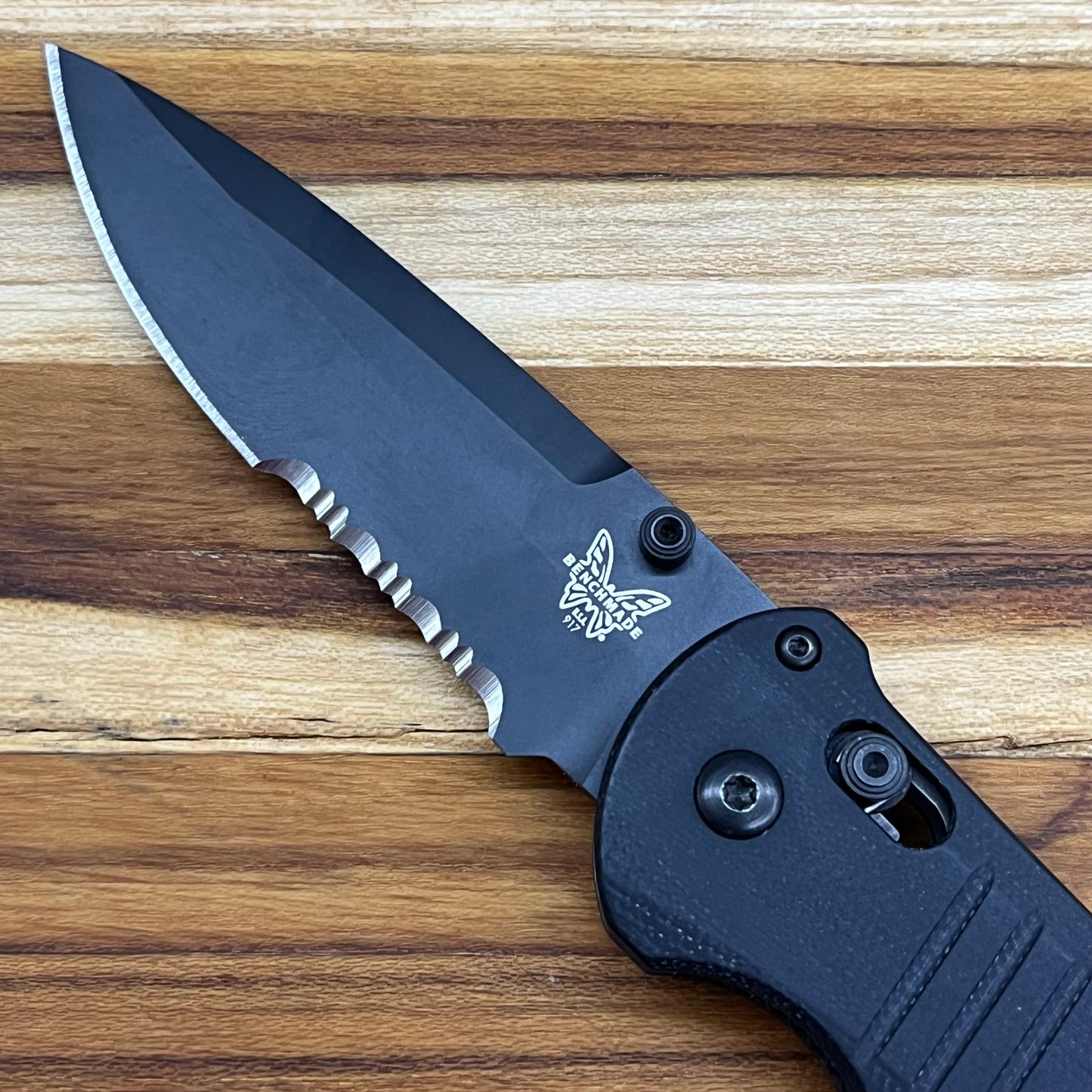 Benchmade Tactical Triage 3.5" All Black P/S Rescue Folding Knife