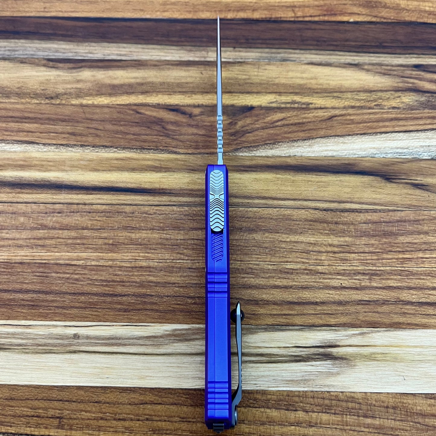 Microtech Hera II Mini S/E 3" OTF w/ Purple Aluminum Handle
