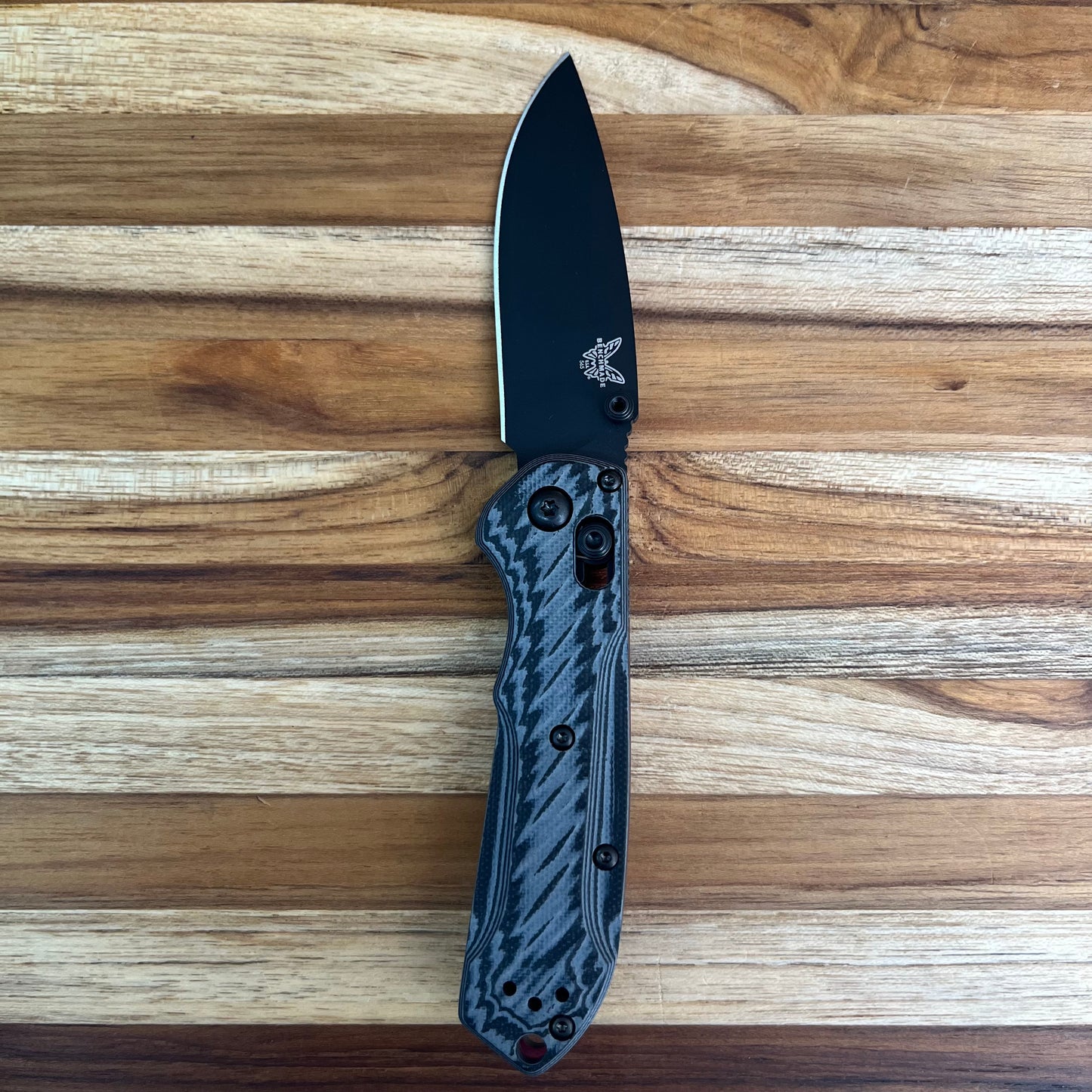 Benchmade Mini Freek 3" Folding Knife w/ Tricolor G10 Handle