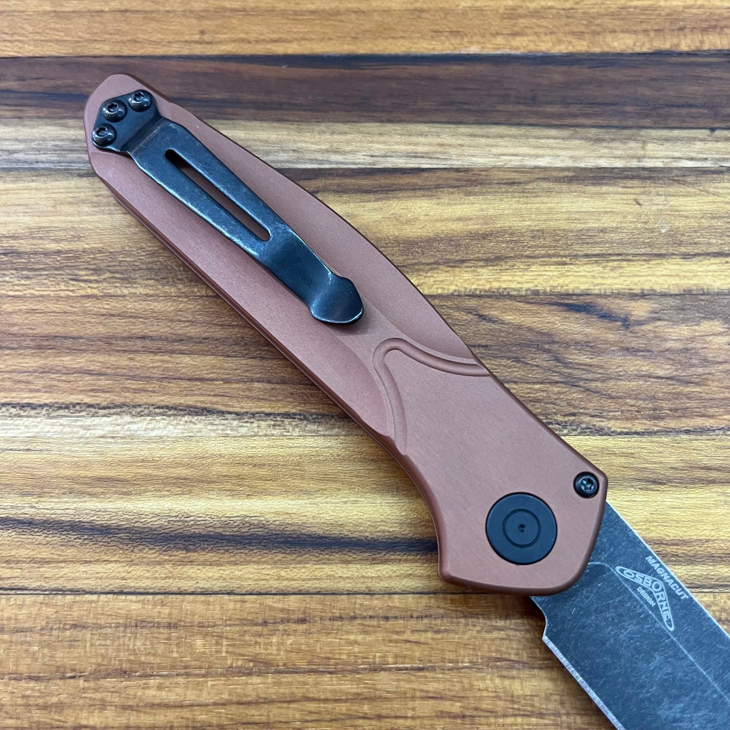 Benchmade Osborne 3.5" Auto w/ Burnt Copper Aluminum Handle