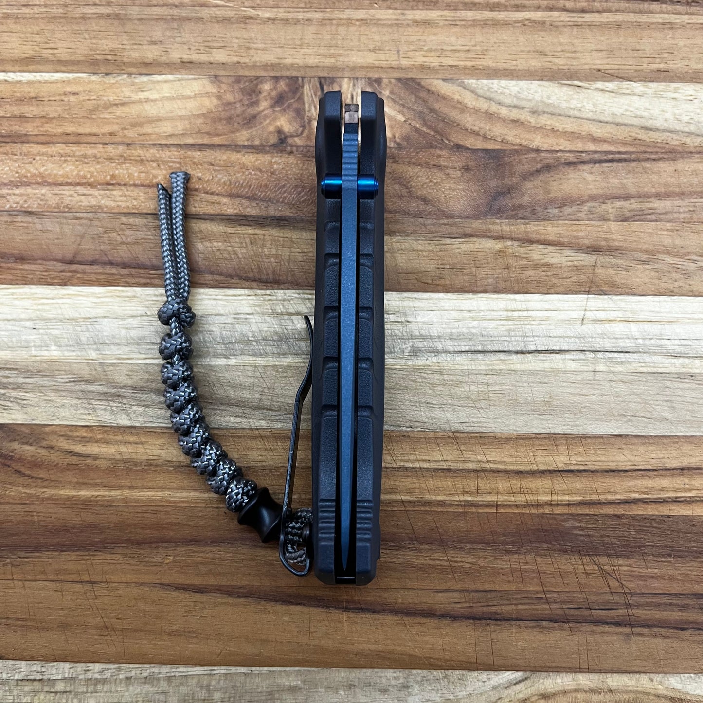 Benchmade Mini Adira 3.25” Serrated Folding Knife w/ Tempest Gray Grivory Handle