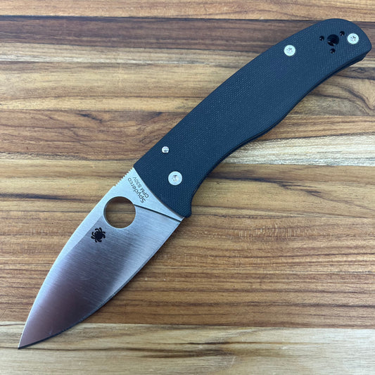 Spyderco Bodacious 3.5" Folding Knife w/ Black G10 Handle