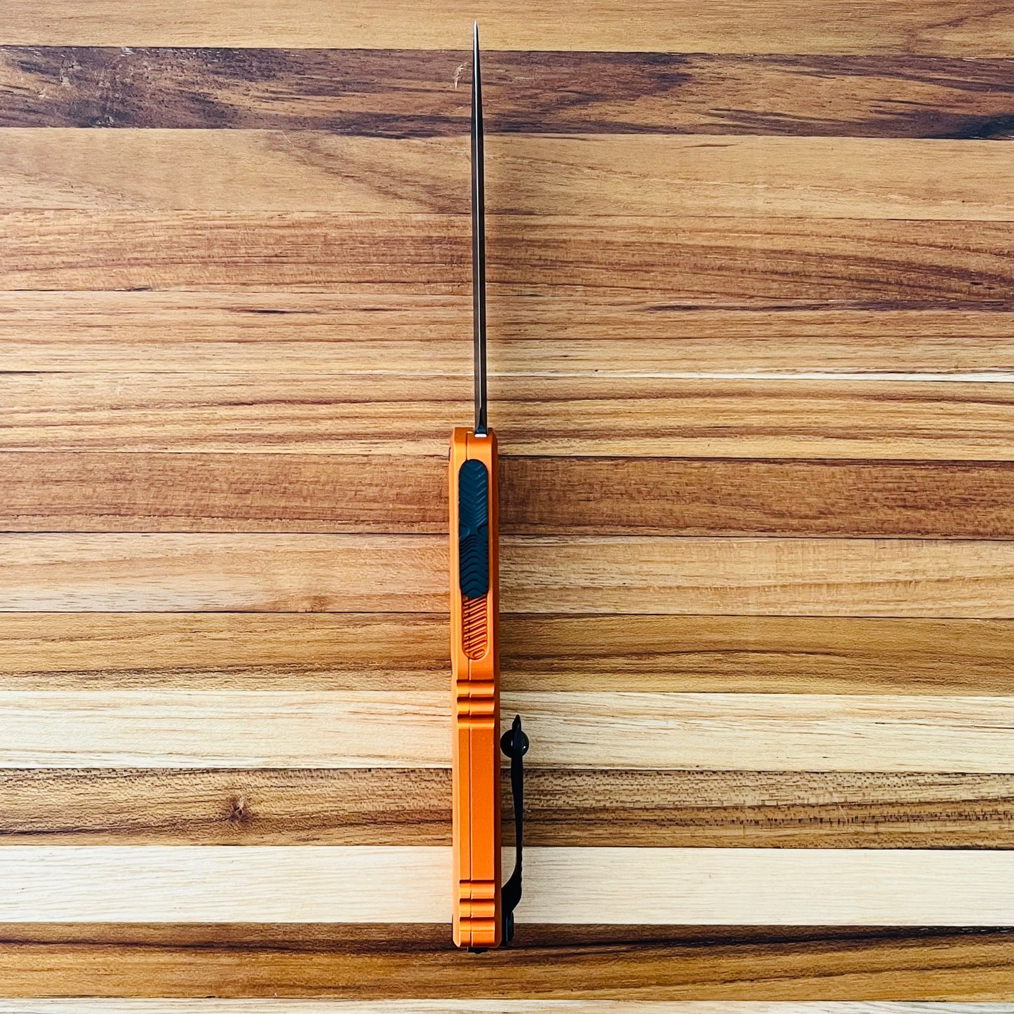 Microtech Mini Hera II 30th Anniversary D/E 3" OTF w/ Orange Aluminum Handle