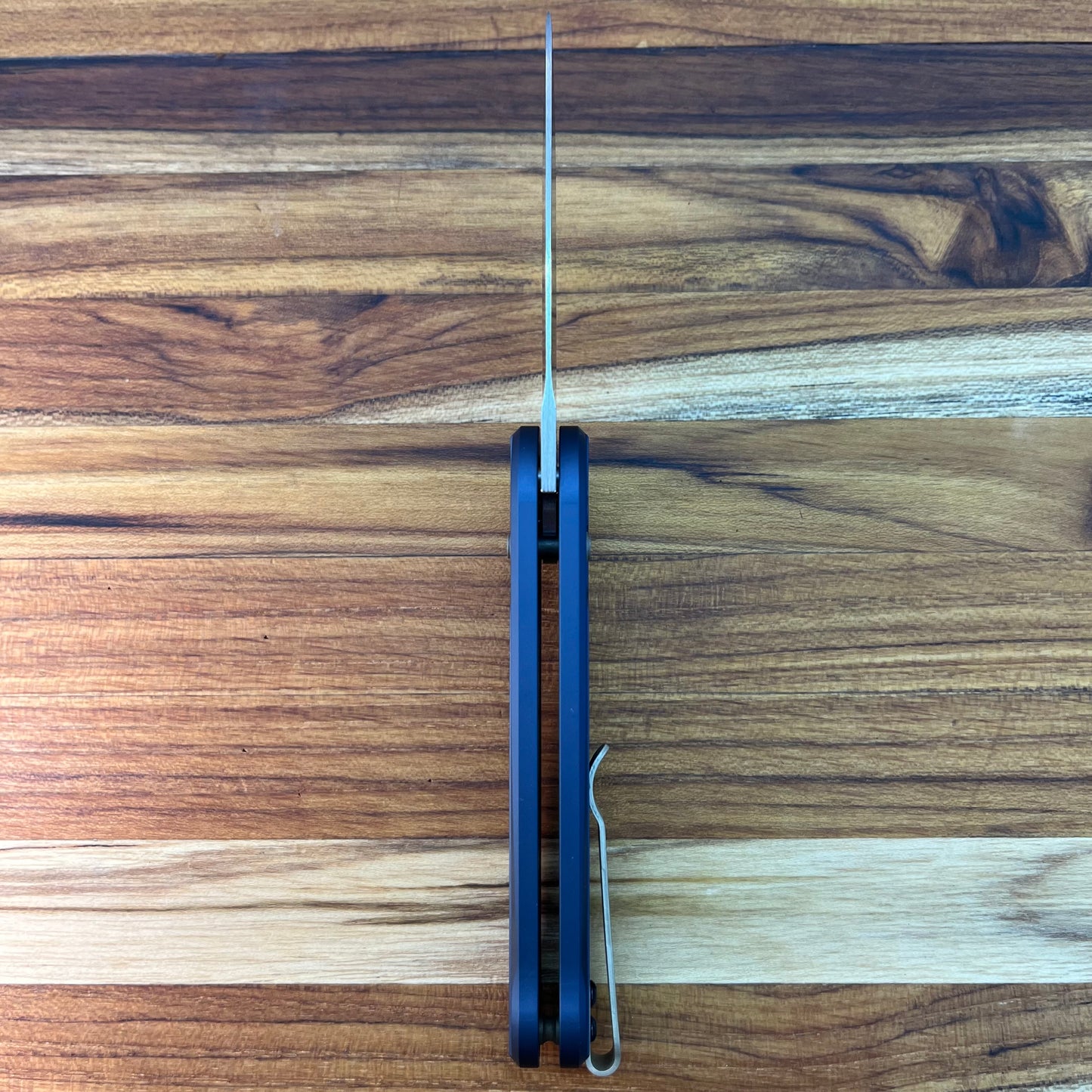 Benchmade Lowden 2.75" Flipping Knife w/ Crater Blue Aluminum Handle