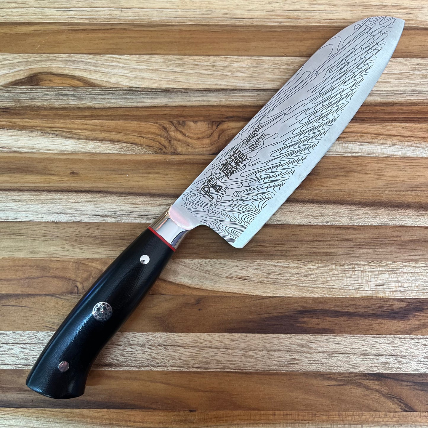 Perfect Edge Cutlery Dragon Storm 7" Santoku