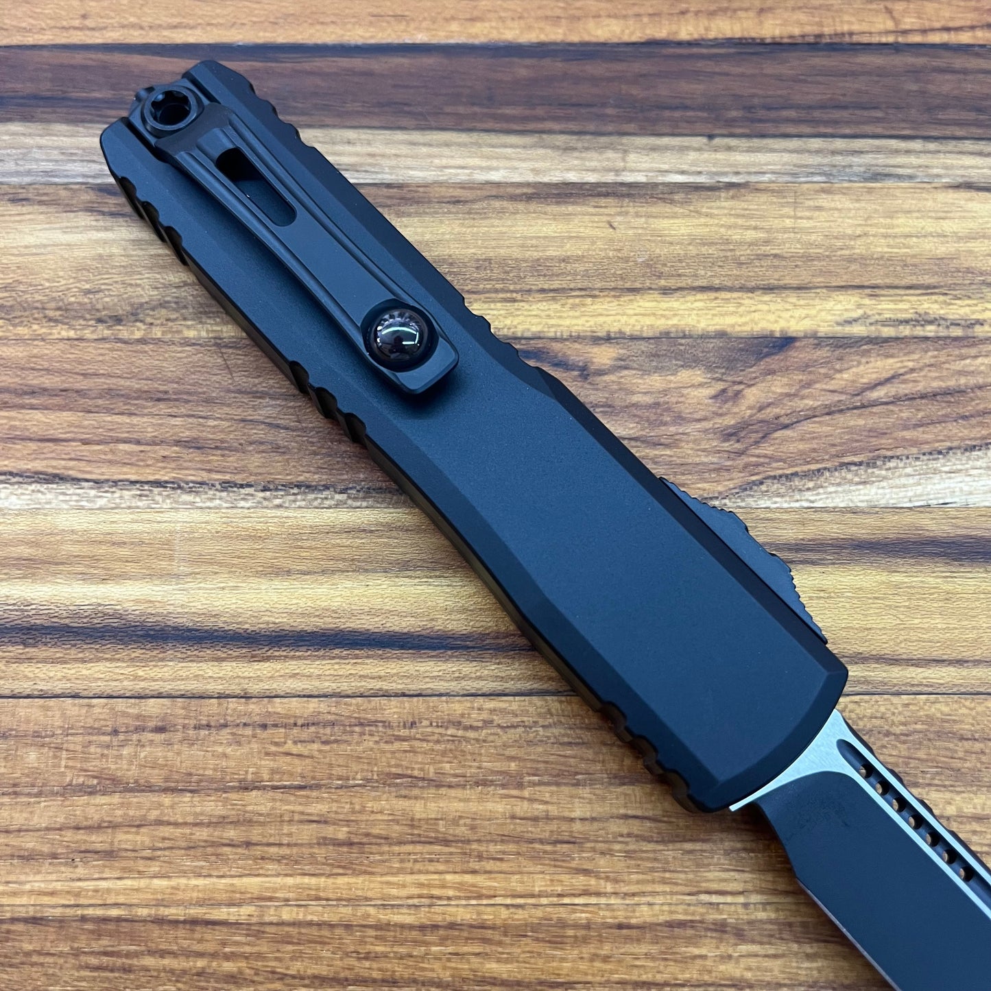 Microtech Ultratech Gen III ZBP 3.5" All Black OTF w/ Aluminum Handle