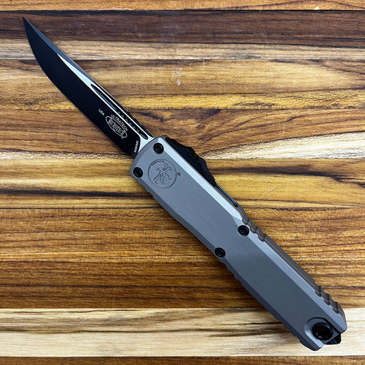 Microtech Ultratech Gen III ZBP S/E 3.5" OTF w/ Natural Clear Aluminum Handle