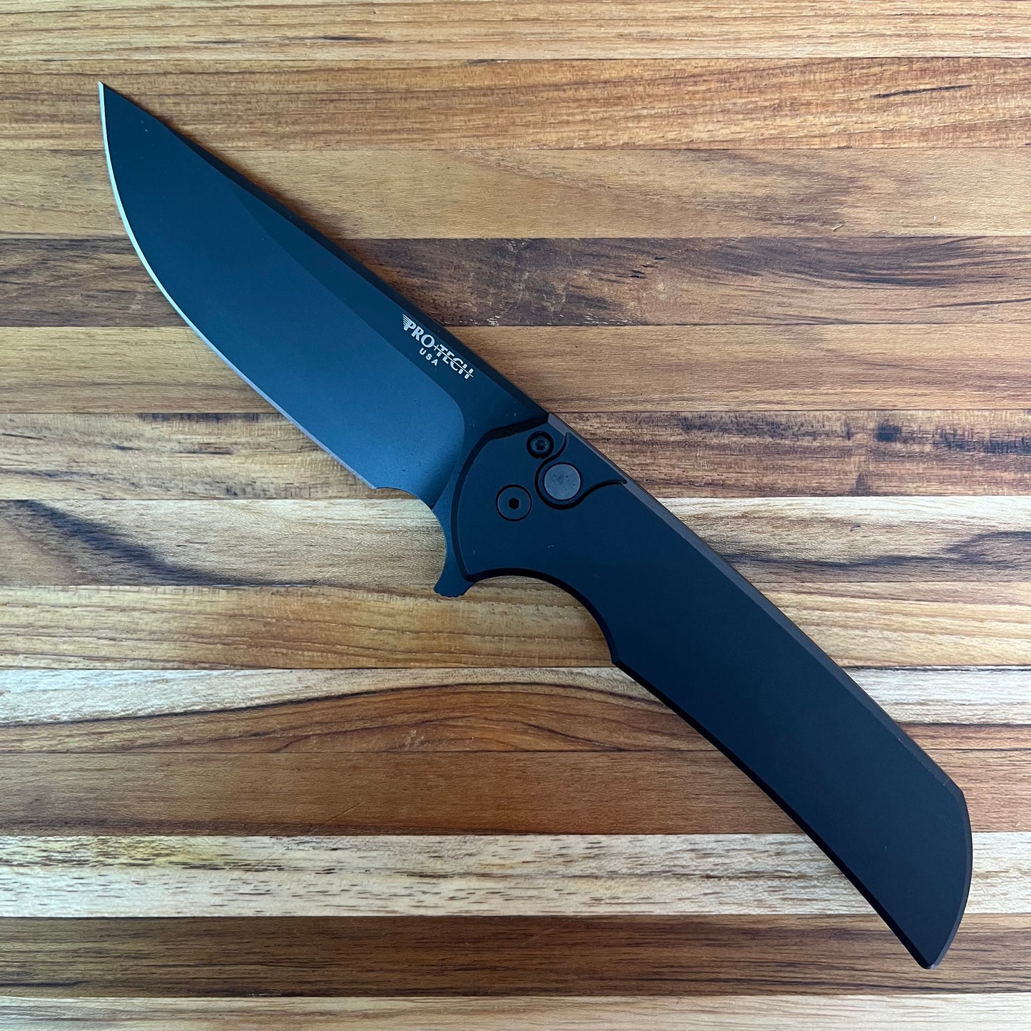 Pro-Tech Mordax 3.5" All Black Flipping Knife