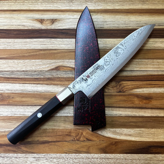 Mcusta Zanmai Red Lacquer 180mm (7") Gyuto Saya w/ Pin