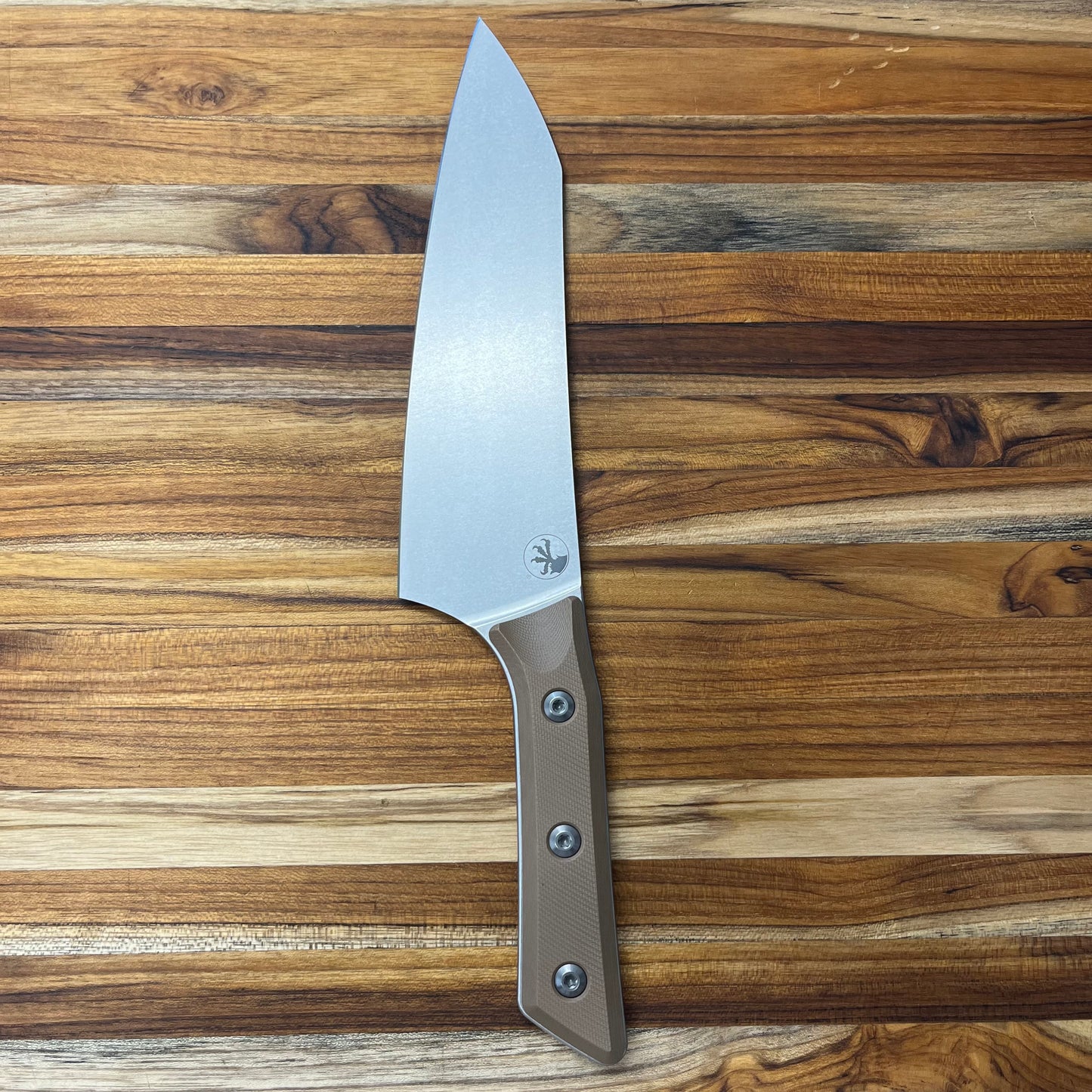 Microtech Culinary 8" Chef's Knife w/ Coyote Tan G10 Handle