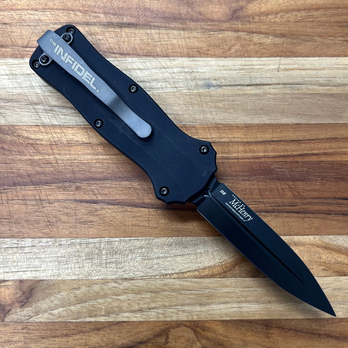 Benchmade Mini Infidel D/E 3.1" OTF w/ Black Handle