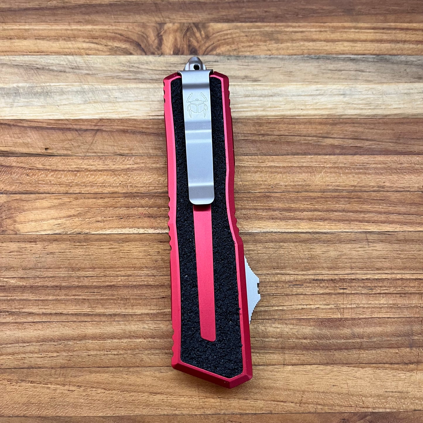 Microtech Gen III Scarab II 4" OTF w/ Red Handle