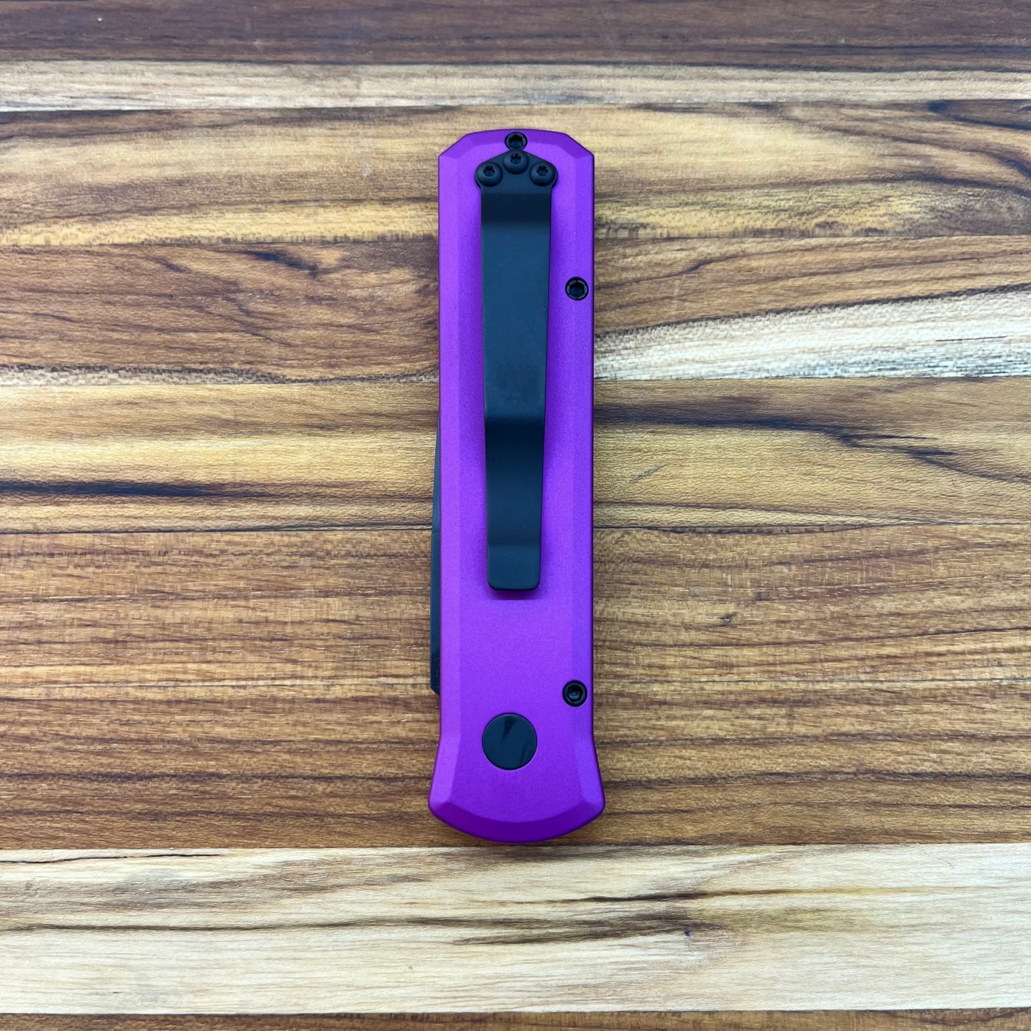 Pro-Tech Godson 3.15" Auto w/ Purple Aluminum Handle