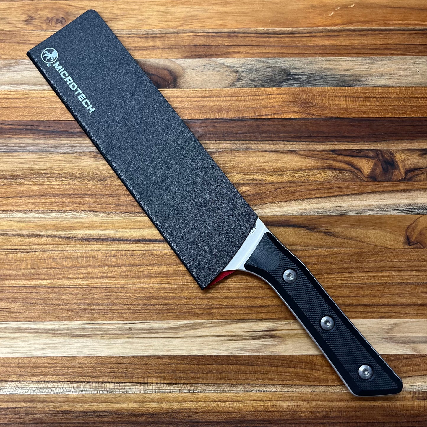 Microtech Culinary 8" Chef's Knife w/ Black G10 Handle