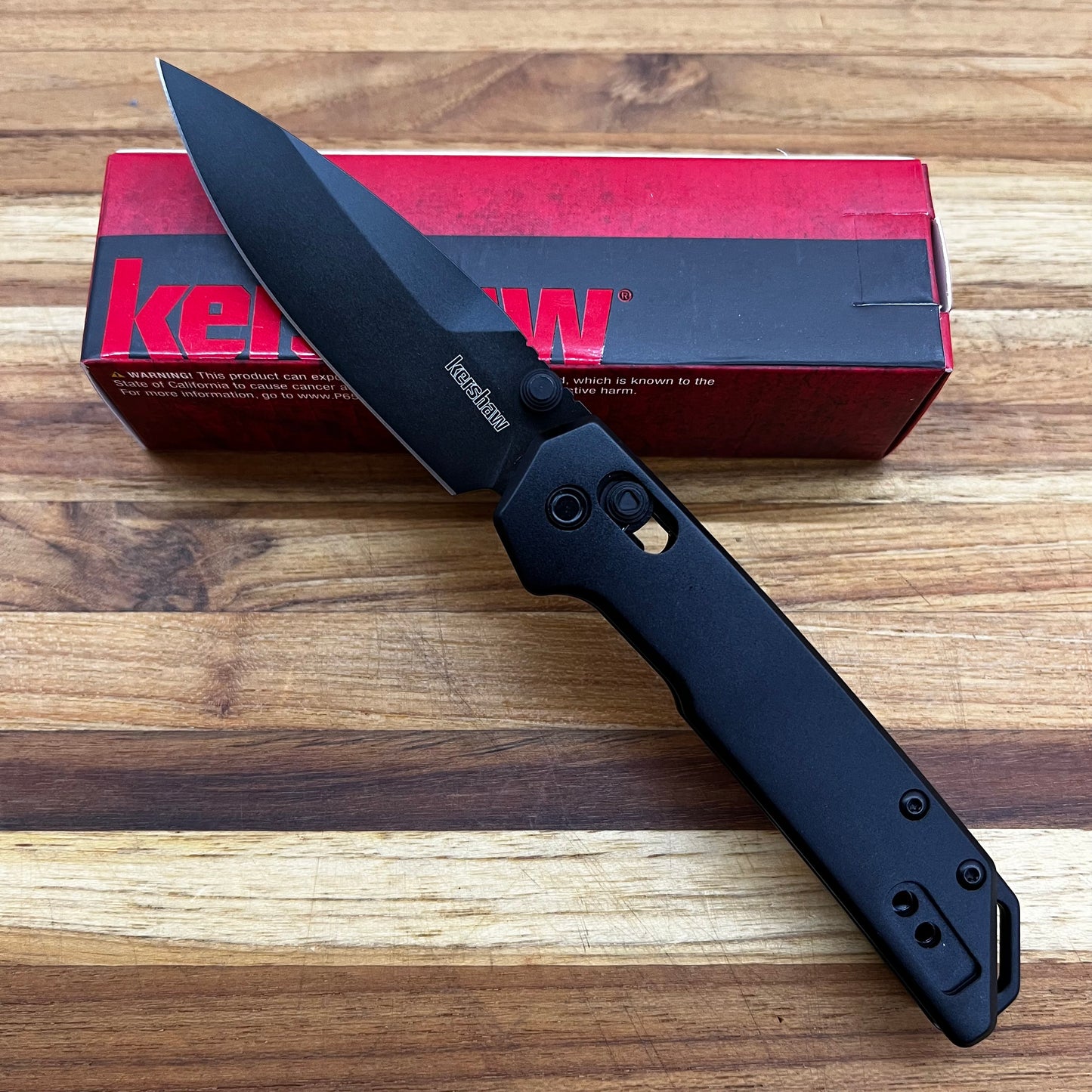 Kershaw Mini Iridium 3" All Black Folding Knife