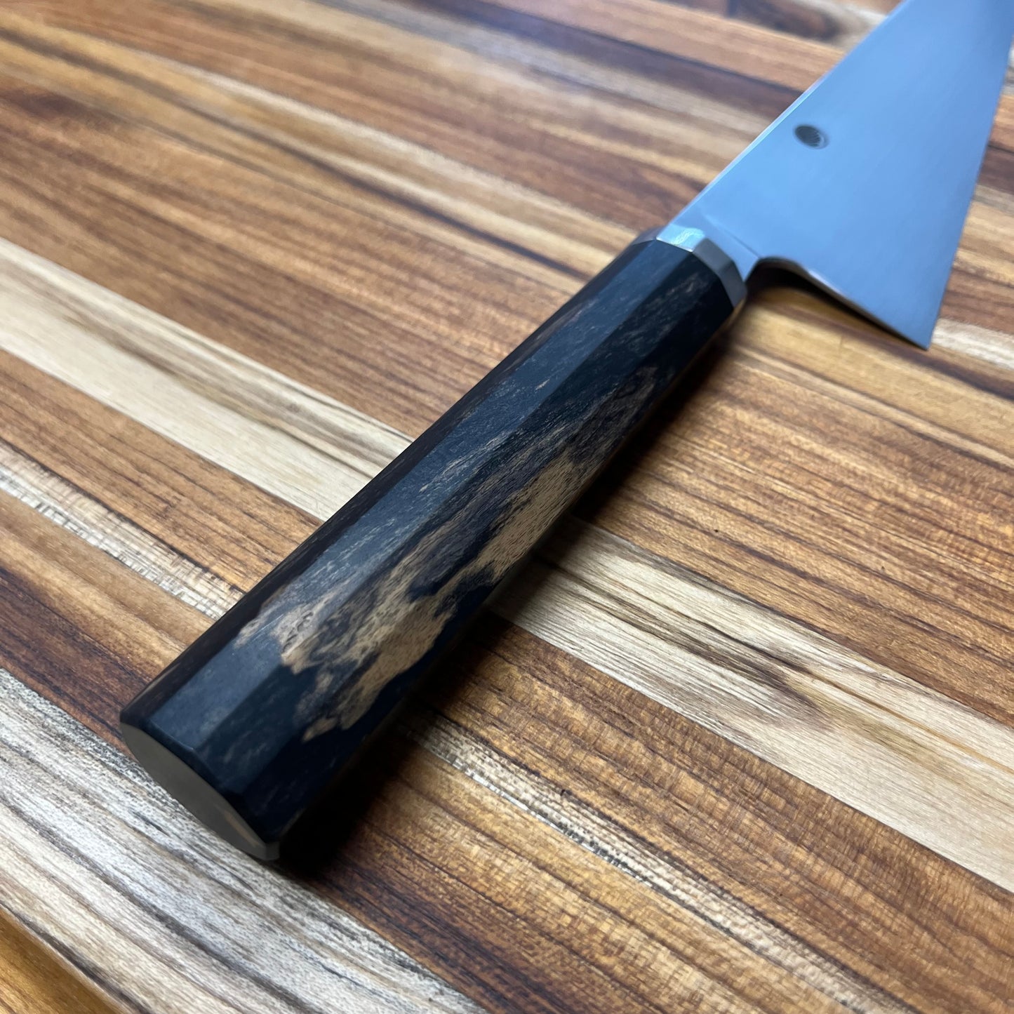 Enceladus 210mm (8.25") K-Tip Gyuto w/ Pale Moon Ebony & Titanium Handle