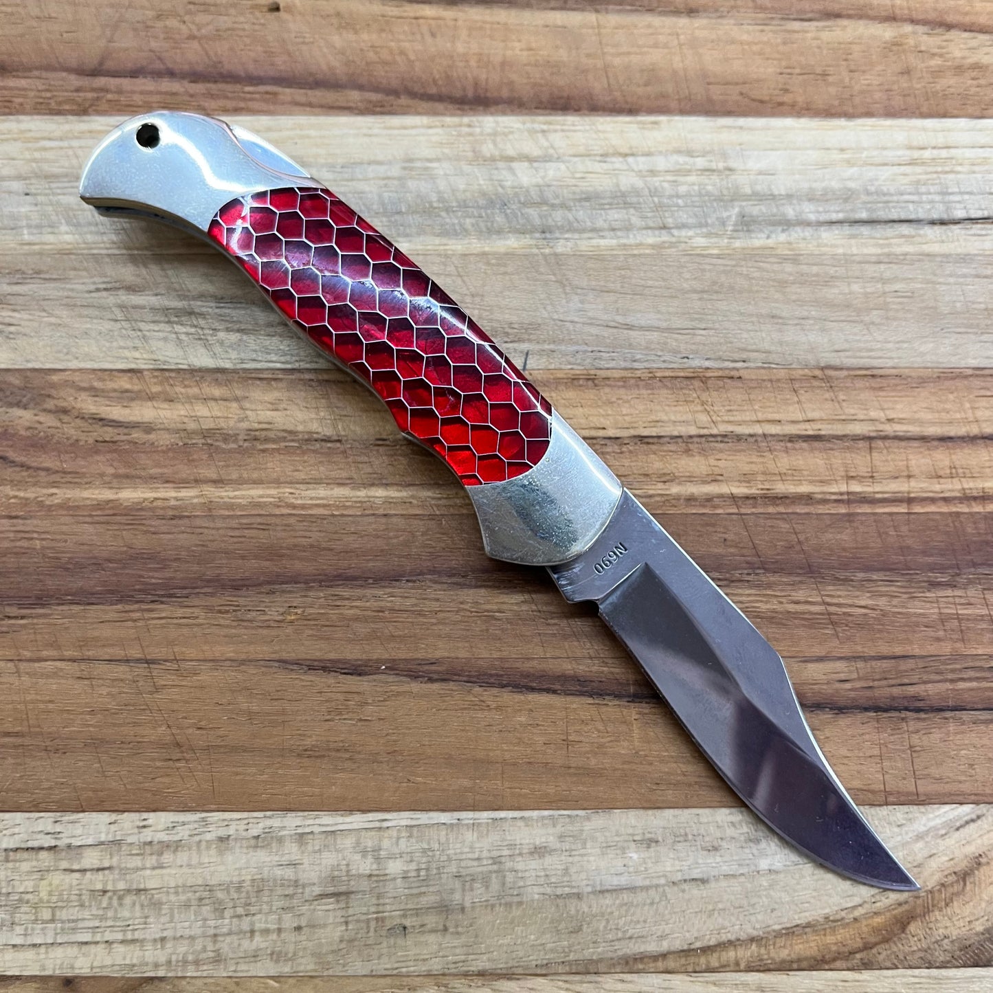 Boker Boyscout 3" Red Honeycomb