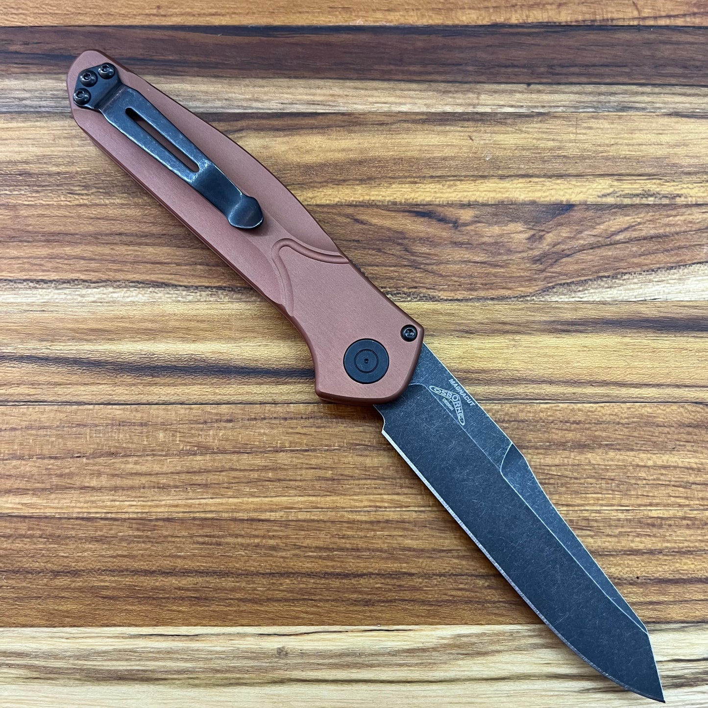 Benchmade Osborne 3.5" Auto w/ Burnt Copper Aluminum Handle